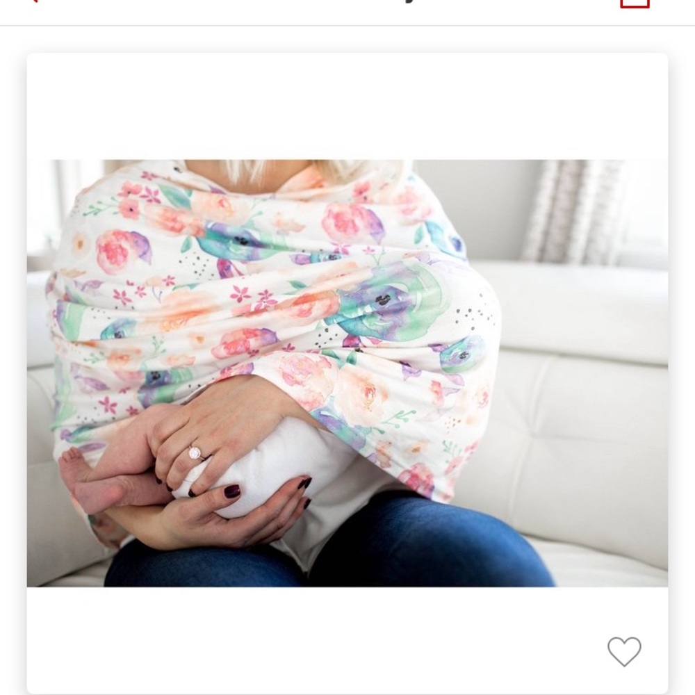 Copper Pearl car seat and nursing cover